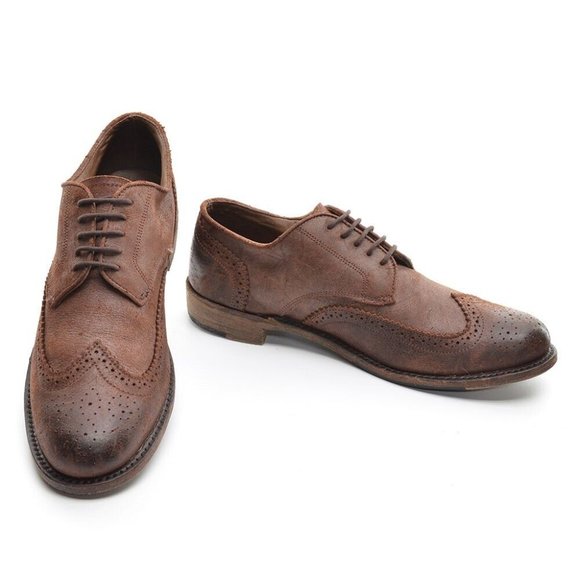 Men Walk-Over Wingtip Brogue Oxfords 9 M Made in USA